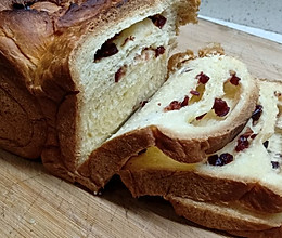 蔓越莓面包（面包机版）的做法
