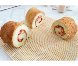 草莓蛋糕卷的做法