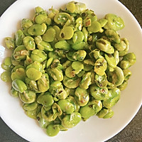 葱香蚕豆的做法图解5