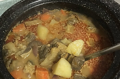 红咖喱牛腩