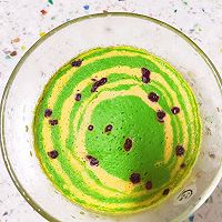 8个月以上辅食–斑马纹蒸糕的做法图解12