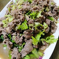 湿炒沙茶牛肉芥蓝的做法图解8