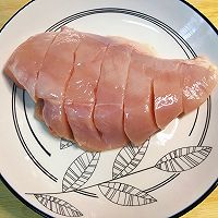 香煎鸡胸肉的做法图解3