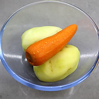 低脂早餐——土豆丝卷饼的做法图解3