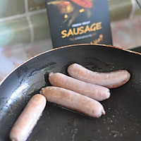 小雪人香肠饭#柏翠辅食节-营养佐餐#的做法图解1