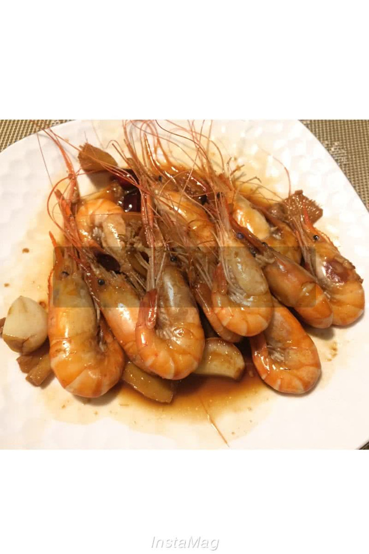 香炒大头虾的做法