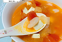 减脂餐-番茄冬瓜豆腐虾仁汤的做法