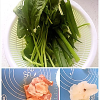 菠菜猪肉银鳕鱼馄饨的做法图解1