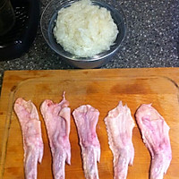 小哥哥椰浆燕窝酿蜂蜜鸡翅#十二道锋味复刻#的做法图解4