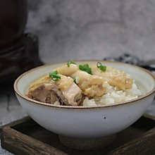 #快手又营养，我家的冬日必备菜品#电饭锅焖鸡饭