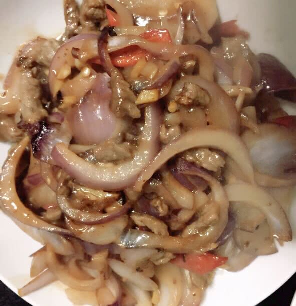 洋葱炒牛肉的做法图解7