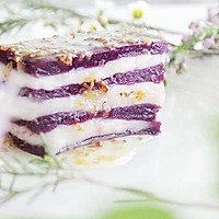紫薯桂花年糕的做法图解7
