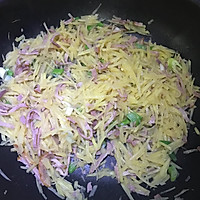 培根肉土豆丝的做法图解5