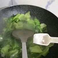 爽口的清炒生菜的做法图解4