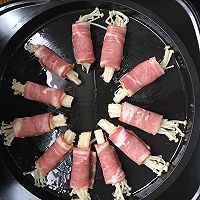 当熏肉遇上金针菇#优思明5.20 我爱0距离#的做法图解8