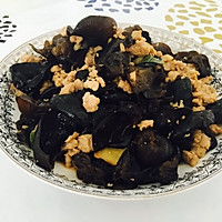 木耳炒肉沫的做法图解8