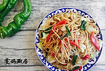 包菜炒粉条的做法
