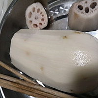 红糖糯米莲藕的做法图解2