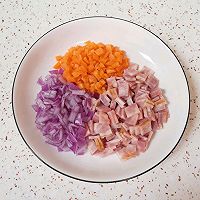 #2022烘焙料理大赛安佳披萨组复赛#牛排培根肉双拼披萨的做法图解5