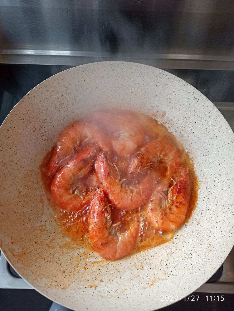 姥姥的烹大虾的做法