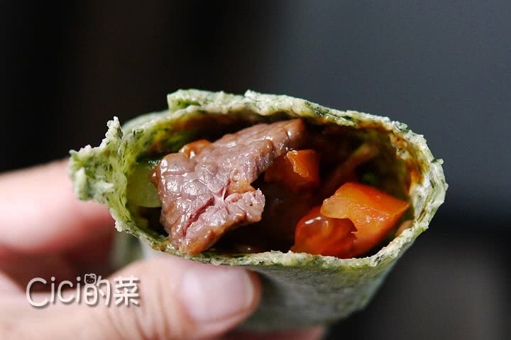 菠菜牛肉卷
