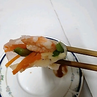 #憋在家里吃什么#越南米纸虾卷*简单易学好玩美味！的做法图解3