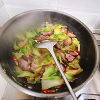 儿菜煮腊肉的做法图解12