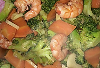 瘦身晚餐――鲜虾西兰花的做法