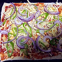 芝士烤茄子披萨的做法图解6