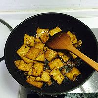 煎豆腐片炒肉的做法图解6