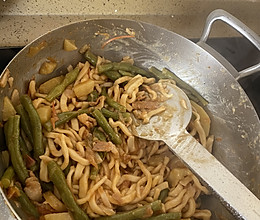 豆角焖面的做法