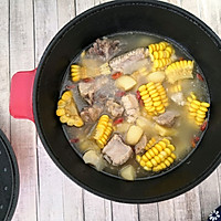 马蹄玉米排骨汤的做法图解3