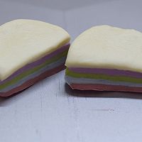 彩虹吐司，温柔色系的做法图解6