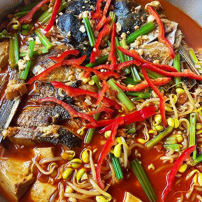 香辣诱惑-鱼头炖豆腐