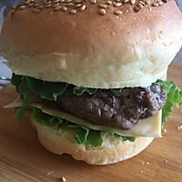 #花10分钟，做一道菜！#牛肉汉堡的做法图解13