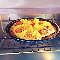 #春季食材大比拼#夏威夷风情披萨的做法图解9