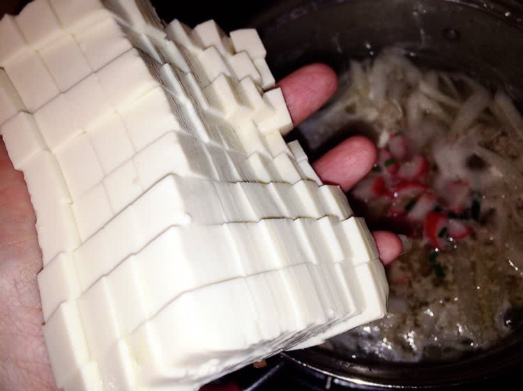 豆腐盅～～翡翠白玉羹～冬日暖身菜(*^_^*)的做法图解3