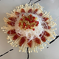 #爱乐甜夏日轻脂甜蜜#腊肠粉丝金针菇的做法图解9