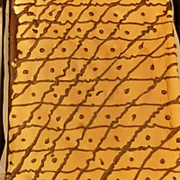 芒果奶油蛋糕卷（菱格花纹）的做法图解7
