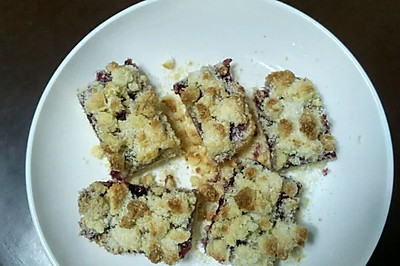椰香蓝莓软酥饼