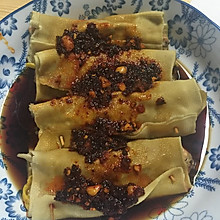豆皮虾卷
