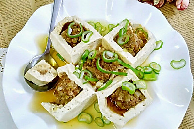 蒸肉水豆腐