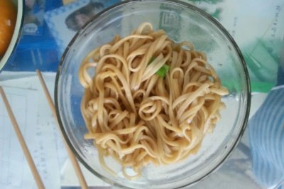 超简单油泼面