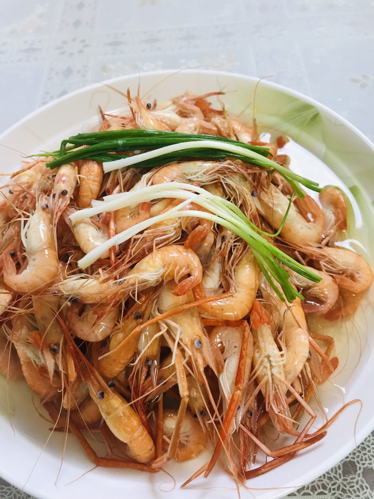 时鲜盐水江虾的做法