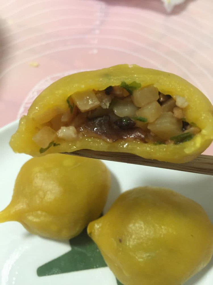 蕃粉圆（地瓜包）的做法