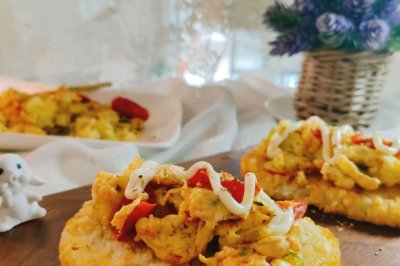 黑松露滑蛋薯饼