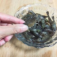 茭白毛豆炒籽虾的做法图解5