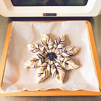 太阳花紫薯酥饼，手抓饼版的做法图解10