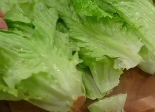白灼生菜