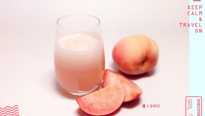 水蜜桃冻饮